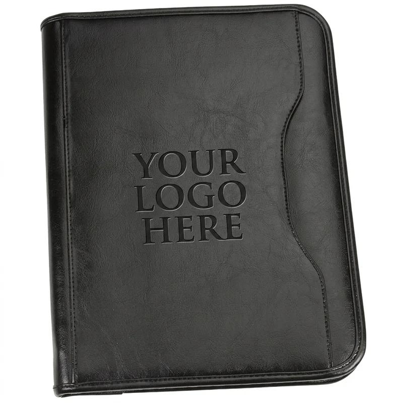 Glacier Frost Vintage Leather Portfolio