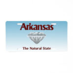 Qstomize.com - Arkansas Personalized License Plate 